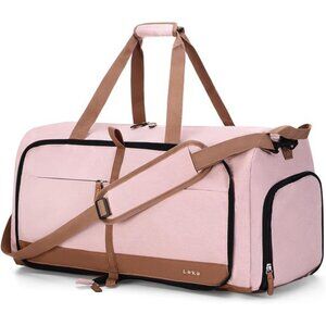 Foldable Travel Duffel Bag for Women, 80L Large Duffle Bag with Separate Shoes